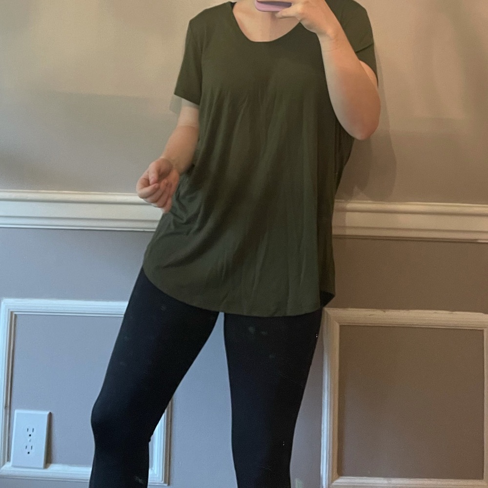 A.N.A olive green tshirt